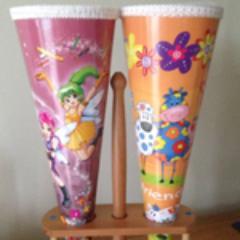 First Day cones given to children on their first day of school. Filled with supplies, toy, treats, to help minimise separation anxieties on their first day.