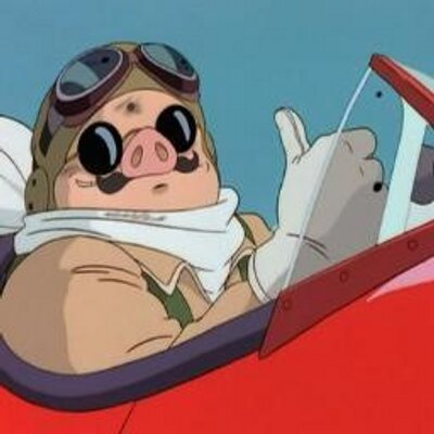 ポルコ ロッソ あれは戦争最後の夏だった 俺達はいつものパトロールにイストリアを目指してアドリア海に出たんだ 俺の横をベルリーニの奴が飛んでた 古い仲間でな やっこさん二日前に結婚したばかりだったよ 俺が立会人になって式を上げたんだが 休暇