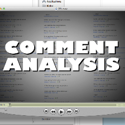 CommentAnalysis's profile picture. An analysis of Youtube comments.