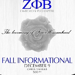 The Undergraduate chapter Omicron Pi Chapter City-Wide of Zeta Phi Beta Sorority, Inc. was chartered on April 25,1998.