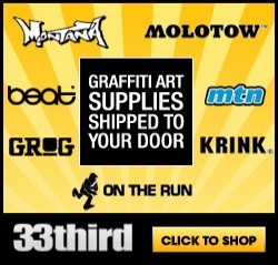 we are all about graffiti supplies: Montana Paint, Ironlak Paint, Molotow Belton, Krink Ink, Grog Ink, Blackbooks, German Montana