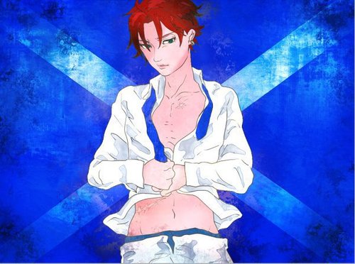 I'm not human,I do bite,I don't care what people think of me,plus Fuck Off! *smiles* RP. and I'm the country of SCOTLAND YE MOTHER BUCKA!