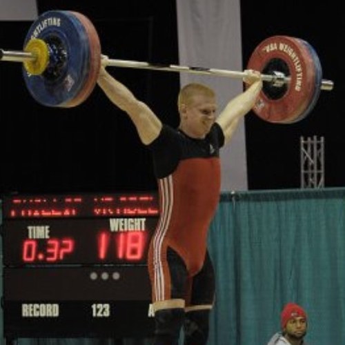 Im Drew. Weightlifter at the US Olympic Education Center.