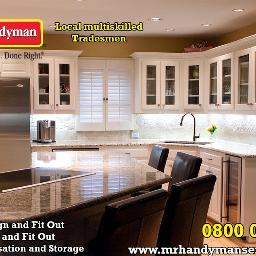 Mr Handyman is a local business employing all local people. Our staff are fully trained to work in your home or commercial premises. 0800 644 1100