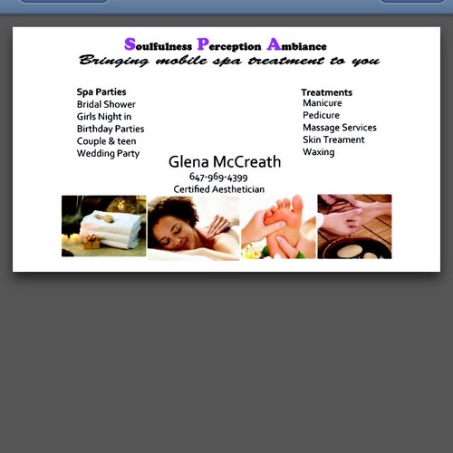 Soulfulness Perception Ambiance....mobile spa Bringing custom care spa treatments designed especially for you...
