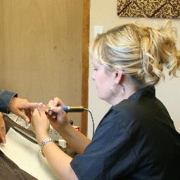 WestmondDesigns's profile picture. I'm Carrie Bomar, inventor of the Westmond Ergonomic, the PAIN-FREE manicure table. No more looking down means a longer career & years of comfort!