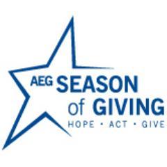 AEG's Season of Giving is an initiative designed to raise funds & awareness in support of non-profits working on issues of hunger, homelessness & healthcare.