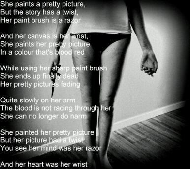 Depression&Ana&Mia&Self harm.. Even though I can't keep a smile on my own face, I will put a smile on yours.