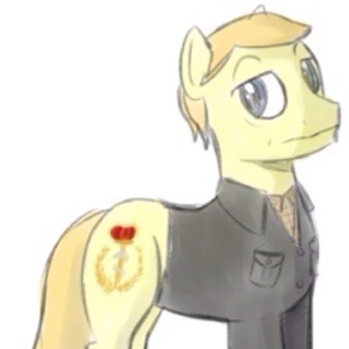I am the partner of @mlp_SherlockH. I am also a retired military doctor, and the writer of the cases of Sherlock and myself.
((RP EST))