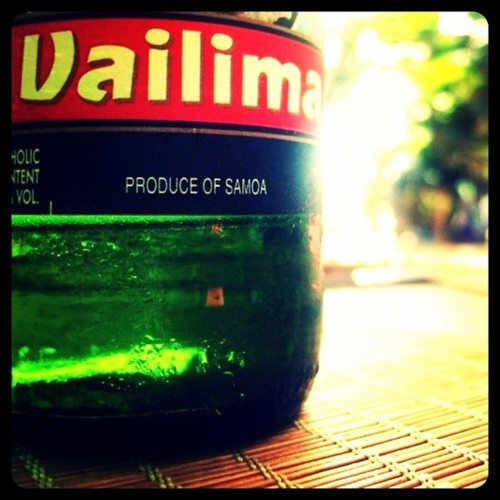 Vailima, Samoa's very own beer.