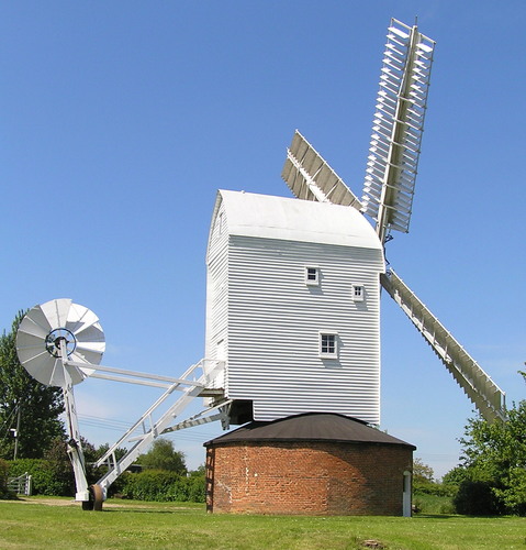 Linda Grixti & her husband own this historic post mill which has been restored to working order. Pure breed poultry.