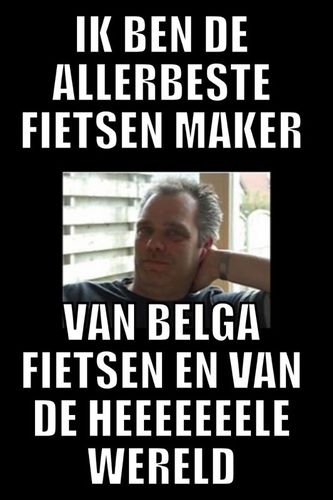 ik ben oin fietsen maker en ik repareer alles wat ik repareren kan!                 #BELGAFIETSEN