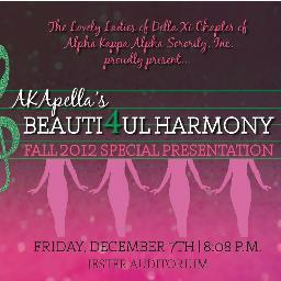 The newest members of the Delta Xi Chapter of Alpha Kappa Alpha Sorority, Inc. THIS FRIDAY, Dec 7, 8:08 PM in Jester Auditorium! We can't wait ;)