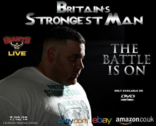 2 times england strongest man 2012/2015 World strongest man athlete 2012.