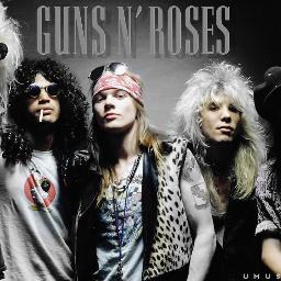 Simplesmente Amor por Guns N' Roses . @AxlRose @Slash . Foi a Melhor dupla de ROCK , que poderia ter existido .