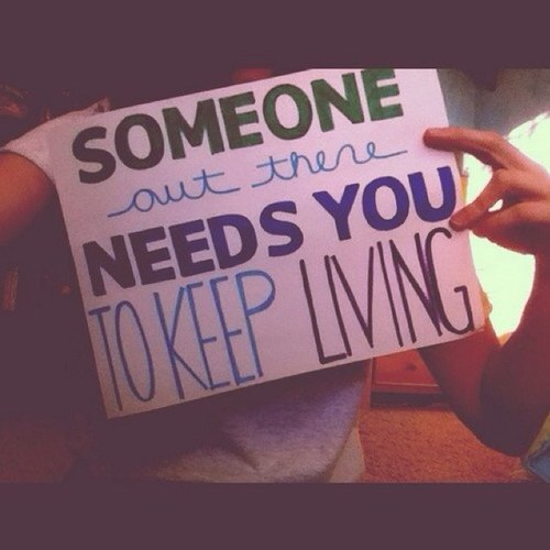 Every 1 in 14 people have seriously considered suicide. If that's you, this is for you. This is for that 1 in 14.