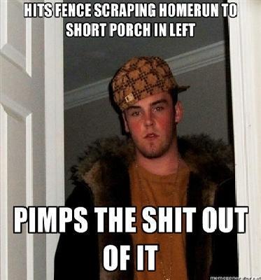 yo bro let me get a lip?.... takes half the tin. 

we all know a couple of scumbag ballplayers