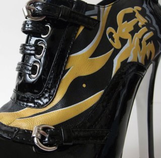 Officially Licensed Heels for the Mountaineers.