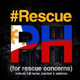 RescuePH is a crowdsourced disaster response initiative to help coordinate disaster response and relief operations | Use #RescuePH for rescue-related queries