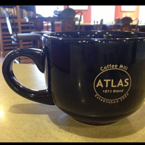 Best kept secret on the riverfront! Located in the Historic Atlas Mill on the Fox River, Atlas Coffee Mill offers a peaceful setting for dining & shopping.