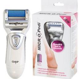 Removes the Roughest of Skin in Seconds, leaving you with beautiful soft, smooth feet, Emjoi Micro Pedi !