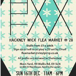 Hackney Wick Flea Market is an event organised by Vinyl Pimp -