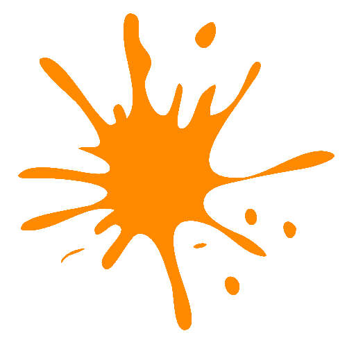 We're a YouTube channel inspired by an orange splat.