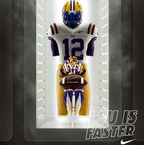 Football Equipment Staff for the LSU Tigers.