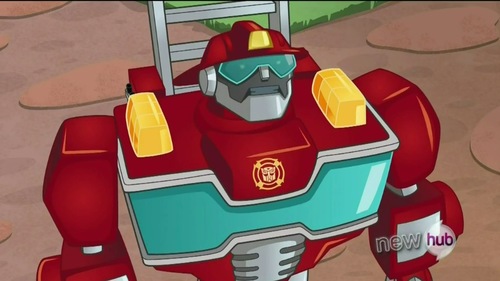 Well.. Greetings there. I'm Heatwave, the #RescueBots leader and my own partner is Kade Burns. (Voice actor: @blumspew)