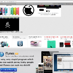 there are strange sites on the internet we are THE one how tweet about this shit
