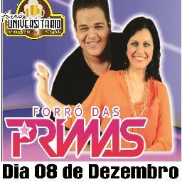 Sexta Universitaria agora eh Forró Universitário. Dia 08/12 Forró das Primas.Siga-nos e fique por dentro. #TeVejoLa