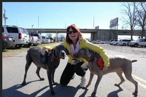 Just getting ready for a run, walking my dogs or watching the razorbacks