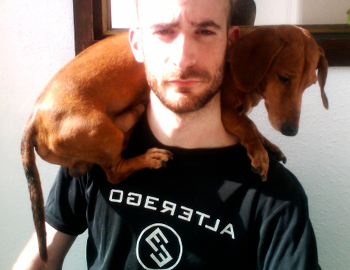 Mi mono Amedio y yo...