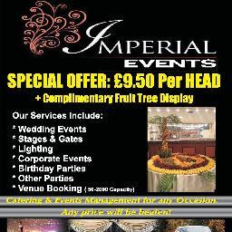 ImperialsEvents's profile picture. Imperials Event http://t.co/90mf3HAZCf, Photography, Car Hire, Decor, Venues and much more contact us on 07972851343 or 07704787539.