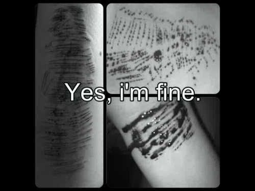 Just another girl who cuts, starves, and purges...Not like anyone cares | Ask for a follow back
