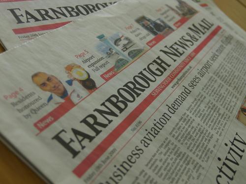 Community news updates from Hart and Rushmoor from the Farnborough News & Mail and the @InYourArea_UK news team.