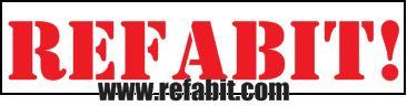 Refabit's profile picture. Old, tired, free? REFABIT! oudated, ugly, broken? REFABIT! annoying, useless, ridiculous? REFABIT! Find out what we're talking about on 12.23.12.