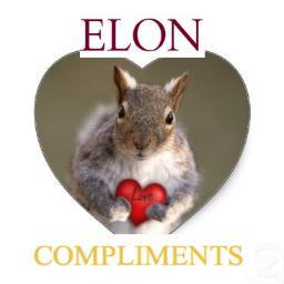 On FB simply inbox a compliment or a message of appreciation that you may have about a member of the Elon community, and have it published there anonymously.