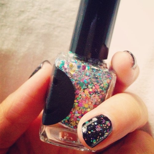 LacquerEllaNet's profile picture. I'm basically bat shit crazy about nail polish.