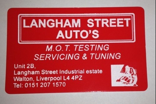 LanghamAutos's profile picture. M.O.T.S, repairs, servicing, brakes, exhausts, clutches, cambelts and diagnostics. Same-day vehicle recovery available. For quotes call 0151-207-1570