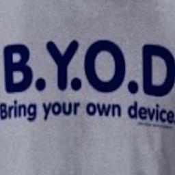 BYODOpinions's profile picture. This is a twitter page created by students to find out your opinions on BYOD (bring your own device). No explicit language, as it is being used for a project.