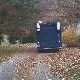 Making the best sandwich in the world... right from our big blue truck!!