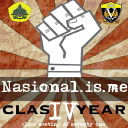 The Official Twitter account of Class Meeting of Seventy One Year #4 | #ClasIVyear4 | Going on December 13th, 2012 - Presented by OSIS Syakara Vibhayana Saka