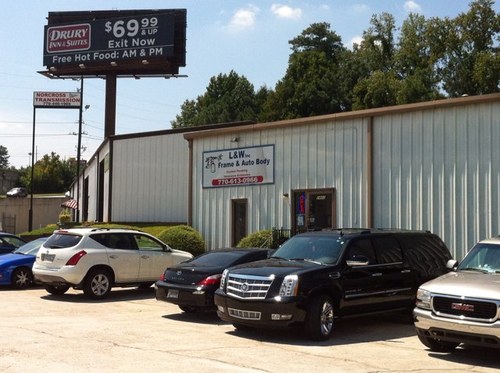 Automotive Collision Repair Shop. We specialize in Custom Paint Jobs. Call (770) 613-0966. IG:@LandWAuto Family Owned and Operated Since 1998