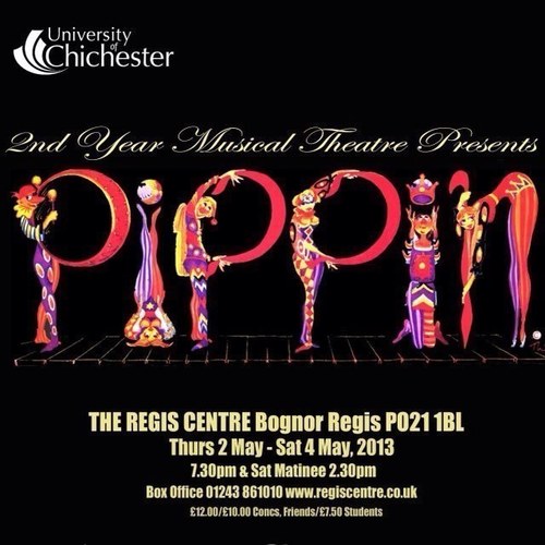 UoC_Pippin's profile picture. Official Twitter Page For The University Of Chichester's 2nd Year Production Of Pippin 2nd - 4th May 2013 @ The Regis Centre, Bognor Regis, West Sussex