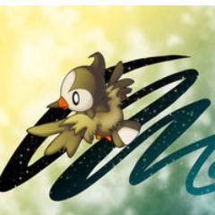 One day I'll be a shooting star flying above your head! Until then I'll just fly. Flap~