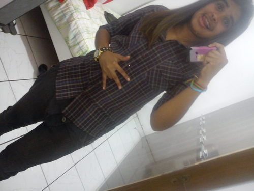 Meu escudo é um coração de cinco pontas - vermelho, preto e branco. E eu sou apaixonado por esse time!
