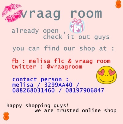 all items ready stock! | contact person : melisa / 3299AA40 / 088268031460 / 08197906847 | FB : Vraag Room | ig and path : melisamelmel | line : melisamelmell