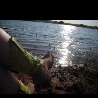 Horseback ridin, huntin, and fishin. What more could a Oklahoma girl ask for?