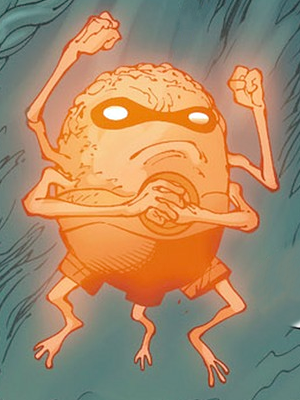 Glomulus is orange lantern. Larfeeze is Glomulus' master.